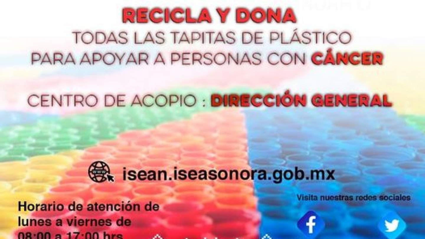 En ISEA, ¡Nos destapamos para ayudar!                                             Tú también destápate y súmate a esta noble causa. Continuaremos recolectando tapitas de plástico en nuestro centro de acopio de Dirección General del ISEA.  